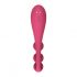 Satisfyer Tri Ball 1 - oplaadbare, multifunctionele vibrator (rood)