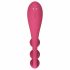 Satisfyer Tri Ball 1 - oplaadbare, multifunctionele vibrator (rood)