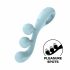 Satisfyer Tri Ball 2 - oplaadbare, multifunctionele vibrator (mint)