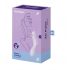 Satisfyer Curvy Trinity 2 - oplaadbare luchtdruk 2in1 vibrator (paars)