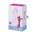 Satisfyer Curvy Trinity 3 - oplaadbare luchtgolf 2in1 vibrator (rood)