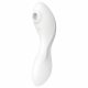 Satisfyer Curvy Trinity 5+ - slimme luchtgolf 2in1 vibrator (wit)