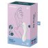 Satisfyer Curvy Trinity 5+ - slimme luchtgolf 2in1 vibrator (wit)