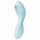 Satisfyer Curvy Trinity 5+ - slimme luchtstoot 2-in-1 vibrator (blauw)