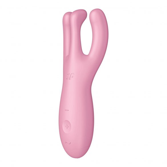 Satisfyer Threesome 4 - slimme clitorisvibrator (roze)