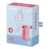 Satisfyer Cotton Candy - oplaadbare luchtdruk clitoris vibrator (koraal)