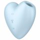 Satisfyer Cutie Heart - oplaadbare luchtdrukclitorisvibrator (blauw)