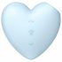 Satisfyer Cutie Heart - oplaadbare luchtdrukclitorisvibrator (blauw)