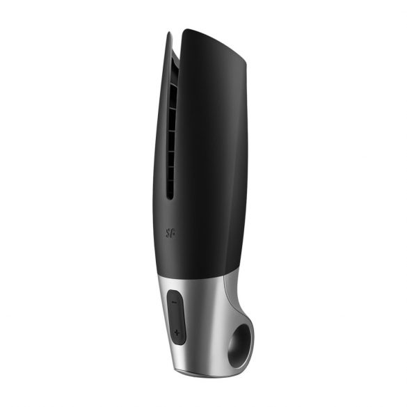 Satisfyer Power - slimme, oplaadbare masturbator (zwart-zilver)