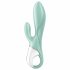 Satisfyer Air Pump Konijn 5 - slimme vibrerende pomp (mintgroen)