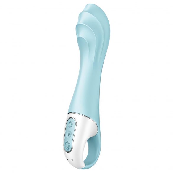 Satisfyer Air Pump Vibrator 5 - slimme opblaasbare vibrator (blauw)