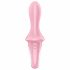 Satisfyer Air Pump Booty 5 - Smart Inflatable Anal Vibrator (Pink) 