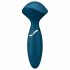 Satisfyer Mini Wand-er - oplaadbare, waterdichte massager vibrator (blauw)