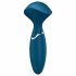 Satisfyer Mini Wand-er - oplaadbare, waterdichte massager vibrator (blauw)