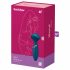 Satisfyer Mini Wand-er - oplaadbare, waterdichte massager vibrator (blauw)