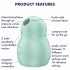 Satisfyer Pro To Go 1 - Oplaadbare Luchtdruk Clitoris Stimulator (mint)