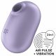 Satisfyer Pro To Go 2 - oplaadbare luchtdruk clitoris stimulator (paars)