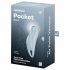 Satisfyer Pocket Pro 1 - oplaadbare luchtgolf clitorisstimulator (blauw)