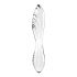 Satisfyer Dazzling Crystal - Dubbelzijdige glazen dildo (transparant)