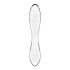 Satisfyer Dazzling Crystal - Dubbelzijdige glazen dildo (transparant)