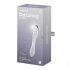 Satisfyer Dazzling Crystal - Dubbelzijdige glazen dildo (transparant)