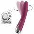 Satisfyer Draaiende G-punt vibrator (rood)