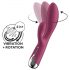 Satisfyer Spinning Rabbit 1 - draaiende vibrator met clitorisstimulator (rood)