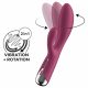 Satisfyer Spinning Rabbit 1 - draaiende clitorisstimulator (rood)