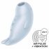 Satisfyer Seal You Soon - oplaadbare luchtdruk clitoris stimulator (blauw)