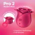 Satisfyer Pro 2 Rose Modern - Oplaadbare luchtdruk clitorisstimulator (rood)