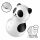 Satisfyer Pocket Panda - luchtdruk clitoris stimulator (zwart)