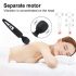 Mrow - oplaadbare, waterdichte massager vibrator (zwart)