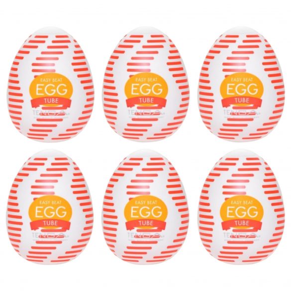 TENGA Egg Tube - masturbatie-ei (6 stuks)