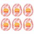 TENGA Egg Tube - masturbatie-ei (6 stuks)