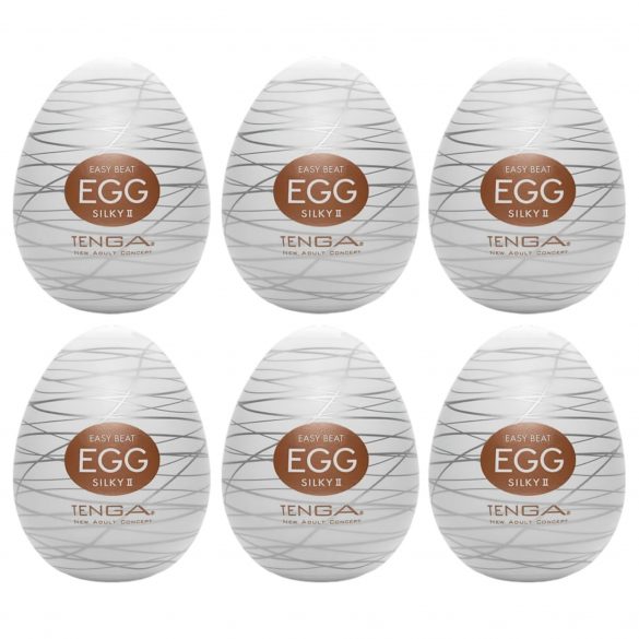 TENGA Egg Silky II - masturbatie-ei (6 stuks)