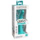 Dillio Nieuwsgierige Vijf - zuignap silicon dildo (15cm) - turquoise