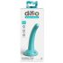 Dillio Nieuwsgierige Vijf - zuignap silicon dildo (15cm) - turquoise