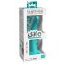 Dillio Nieuwsgierige Vijf - zuignap silicon dildo (15cm) - turquoise