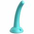 Dillio Nieuwsgierige Vijf - zuignap silicon dildo (15cm) - turquoise