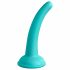 Dillio Nieuwsgierige Vijf - zuignap silicon dildo (15cm) - turquoise