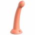 Dillio Geheim Ontdekker - zuignap dildo (17cm) - oranje