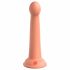 Dillio Geheim Ontdekker - zuignap dildo (17cm) - oranje