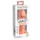 Dillio Grote Held - zuignap siliconen dildo (17cm) - oranje