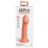 Dillio Grote Held - zuignap siliconen dildo (17cm) - oranje