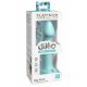 Dillio Big Hero - zuignap basis siliconen dildo (17cm) - turquoise