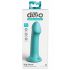 Dillio Big Hero - zuignap basis siliconen dildo (17cm) - turquoise