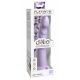 Dillio Slim Zeven - Zuignap Stimulatie Dildo (20cm) - Paars