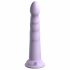 Dillio Slim Zeven - Zuignap Stimulatie Dildo (20cm) - Paars