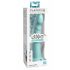 Dillio Slim Zeven - zuignap dildo (20cm) - turquoise