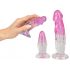 Crystal Clear - anale trainer set - 3 stuks (doorzichtig-roze)